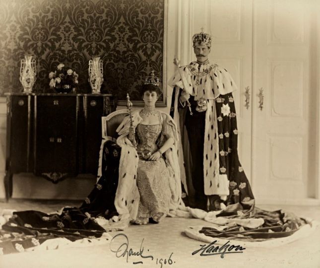 1906_Haakon_Maud_Couronnement_1