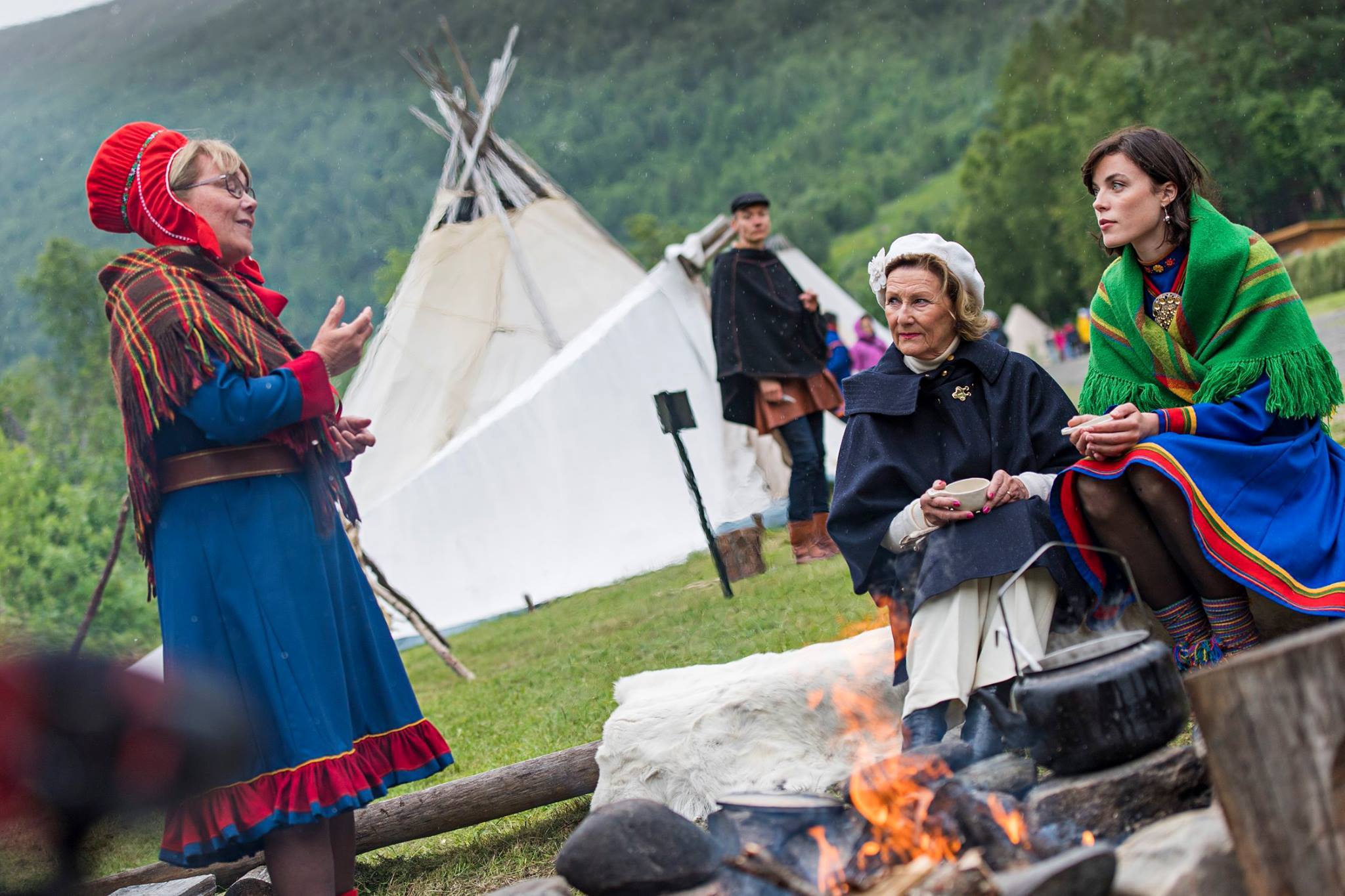 La Reine à la rencontre des peuples autochtones